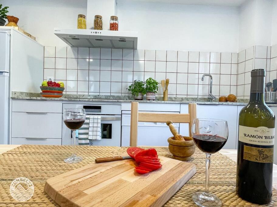 Lezáun Casa Zunbeltz De 3 Habitaciones En Plena Montana מראה חיצוני תמונה